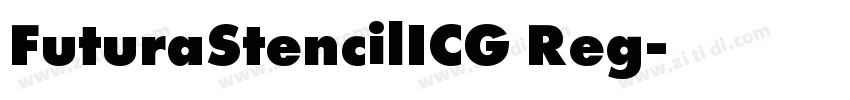 FuturaStencilICG Reg字体转换